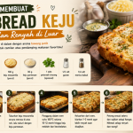 Cara Membuat Garlic Bread Keju yang Wangi dan Renyah di Luar