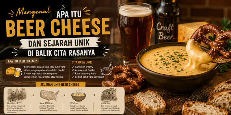 Mengenal Apa Itu Beer Cheese dan Sejarah Unik di Balik Cita Rasanya