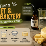 Mengenal Fungsi Rennet dan Kultur Bakteri dalam Proses Pembuatan Keju