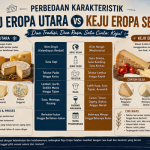 Perbedaan Karakteristik Keju Eropa Utara vs Keju Eropa Selatan