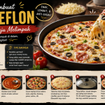 Rahasia Membuat Pizza Teflon dengan Toping Keju Melimpah