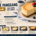 Resep Cheesecake Panggang New York yang Kokoh dan Lembut